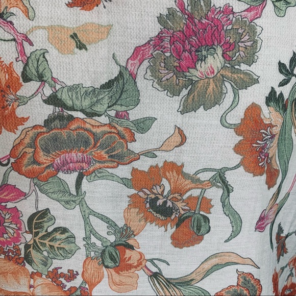 Fedeli Russo Capri Floral Top Made in Italy is Sheer and Sleeveless sz S - Picture 9 of 10